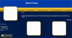 Desktop Screenshot of bhumi-impex.eworldtradefair.com