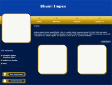 Tablet Screenshot of bhumi-impex.eworldtradefair.com