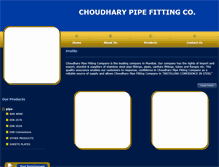 Tablet Screenshot of choudhary-pipe-fitti.eworldtradefair.com