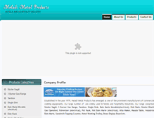 Tablet Screenshot of meladimetalproducts.eworldtradefair.com
