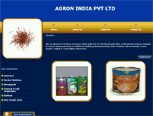 Tablet Screenshot of agron-india-pvt-l.eworldtradefair.com