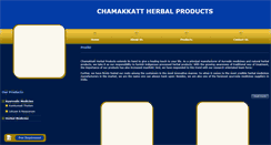 Desktop Screenshot of chamakkattherbalproducts.eworldtradefair.com