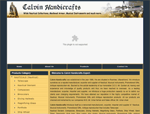 Tablet Screenshot of calvinhandicraftsexport.eworldtradefair.com