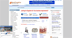 Desktop Screenshot of eworldtradefair.com