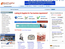 Tablet Screenshot of eworldtradefair.com