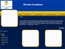 Tablet Screenshot of miracle-creations.eworldtradefair.com
